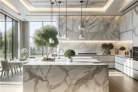 10 Luxury Projects Using Custom Stone Surfaces Beautifully